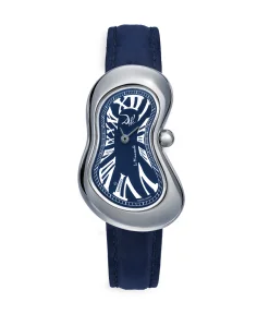 Exaequo Dalì Minuscule Melting Watch SS 316L Dark Blue One of 888