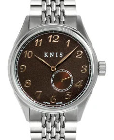 KNIS Kyoto KODOU Small Seconds Automatic – Brown Stainless Steel Bracelet (KN009-BRRC)