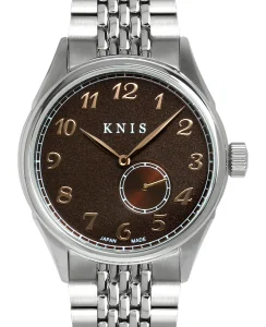 KNIS Kyoto KODOU Small Seconds Automatic – Brown Stainless Steel Bracelet (KN009-BRRC)