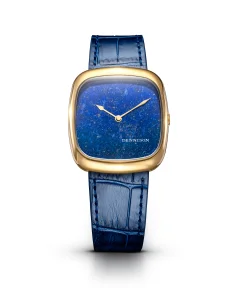 Dennison Natural Stone Lapis Lazuli In Gold Navy