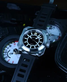 Aquatico Ironblock Tritium Black Dial