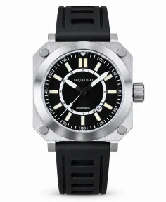 Aquatico Ironblock Tritium Black Dial