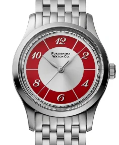 Fukushima Watch Company Futaba Scarlet Red