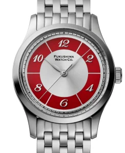 Fukushima Watch Company Futaba Scarlet Red