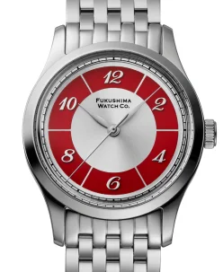 Fukushima Watch Company Futaba Scarlet Red