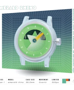 Sō Labs Watch Co. Layer 1.2 Emerald Rhino