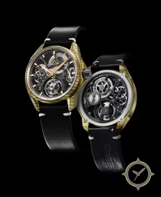 Mirage Tourbillon - Titanium Damascus (Yellow)