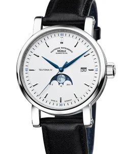 Mühle Glashütte Teutonia IV Moonphase with leather strap
