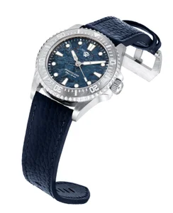 Wicked Watch Co. Damascus Diver Pietersite Dial