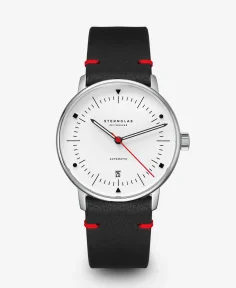 Sternglas Naos Automatik Edition Bauhaus X red