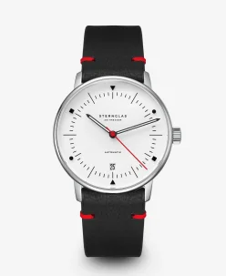 Sternglas Naos Automatik Edition Bauhaus X red