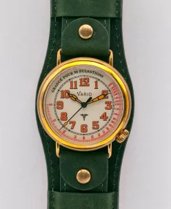 Vario 1918 Medic Brass Cream Dial with Orange Lume Watch