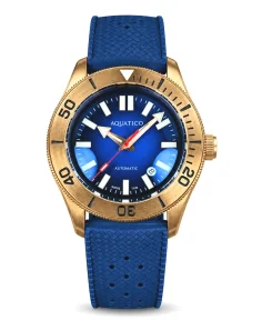 Aquatico Bronze Star Tritium Blue Dial
