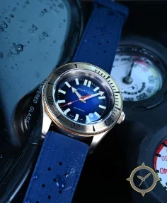 Bronze Star Tritium Blue Dial