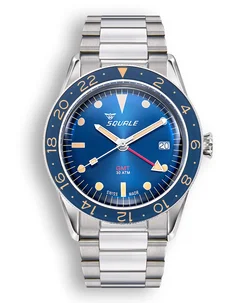 Squale Sub-39 GMT Vintage Blue Bracelet