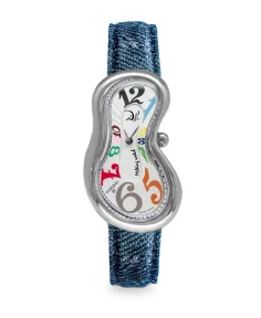 Exaequo Dalì Classic Melting Watch Stainless Steel 316L Coloured numbers One of 329