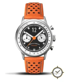 Race Master Chronograph BLACK / ORANGE STR