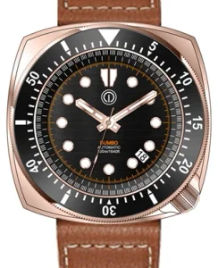 MMI Watches DUMBO 500M DIVE WATCH BRONZE CUSN8 NH35 "LEATHER PACKAGE" DB1NHC