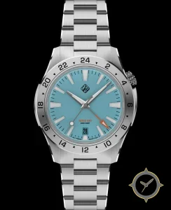 Tsao Baltimore Steel Torsk GMT 39 Pastel Series Arctic Blue