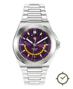 WIC006 GMT Purple - 38 mm Stainless Steel Sports Watch