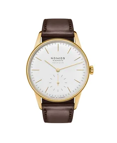 Nomos Glashütte Orion gold neomatik doré Reference 349