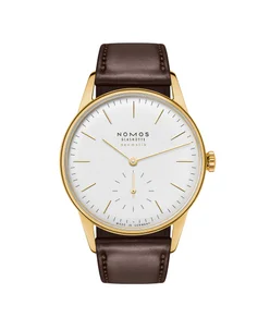 Nomos Glashütte Orion gold neomatik doré Reference 349
