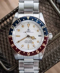 WMT Watches Panton – White Dial Brass Bezel Aged Edition