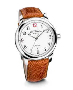 JS Watch Co. Islandus White Arabic