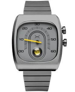 Xeric Retroscope Jump Hour Gray Yellow