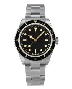 San Martin SN004-G-B Classic Black Without Logo SW200 Mercedes Hands