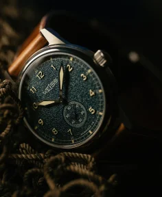 Weiss Watch Company Titanium Standard Issue Field Watch Pacific Blue