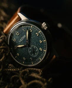 Weiss Watch Company Titanium Standard Issue Field Watch Pacific Blue