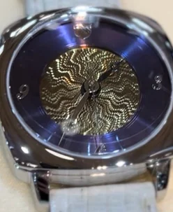5280 Watch Company Ajax Purple & Gold Stacked Dial Anodized Niobium