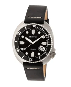 Heritor Watches Heritor Automatic Morrison Leather-Band Watch w/Date