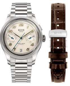 Kuoe ROYAL SMITH 90-010 Automatic Ivory x Grainy Finish Dial