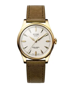Kuoe ROYAL SMITH 90-006 Gold Case Ivory Dial