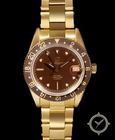 VTT-PVD Gold Brown Dial