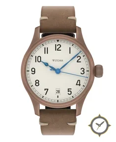 Stowa Marine Bronze Vintage 36 arabic silver