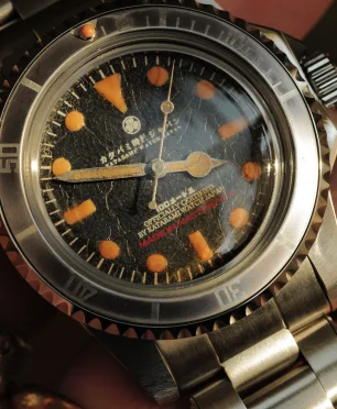 Katabami Watch Japan The Diver "GHOST" Spider Crack
