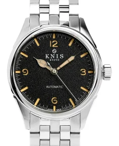 KNIS Kyoto Automatic Retro Modern Super Luminova Black KN002-BK