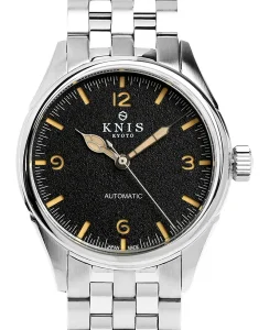 KNIS Kyoto Automatic Retro Modern Super Luminova Black KN002-BK