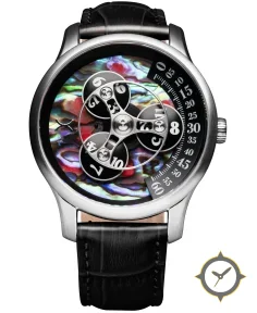 Xeric Triptych Automatic Wandering Hour Stone Edition Red Abalone