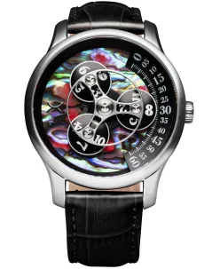 Xeric Triptych Automatic Wandering Hour Stone Edition Red Abalone