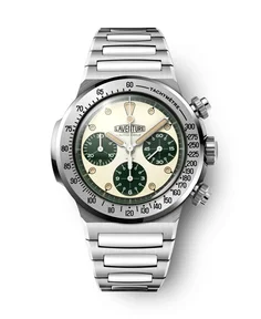 Laventure AUTOMOBILE CHRONOGRAPH STEEL CREAM