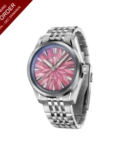 Revelot Maya Pink Starburst Mosaic MOP Steel