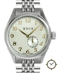KNIS Kyoto KODOU Small Seconds Automatic – Champagne Gray Stainless Steel Bracelet (KN009-SGYRC)