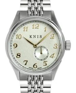 KNIS Kyoto KODOU Small Seconds Automatic – Champagne Gray Stainless Steel Bracelet (KN009-SGYRC)