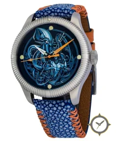 Ocean Crawler Kraken Vs Neptune Ceramic-Enamel Dial
