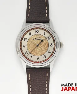 Vario Empire Art Nouveau Outer Red Handwound Dress Watch