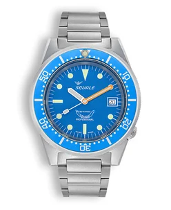 Squale 1521 Blue Blasted Bracelet